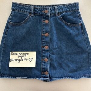 Forever 21 Denim Mini Skirt